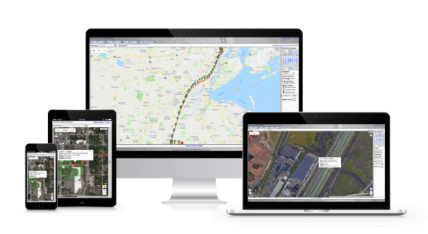 GPS Tracking on Computer Screen PNG | Global Locator Systems